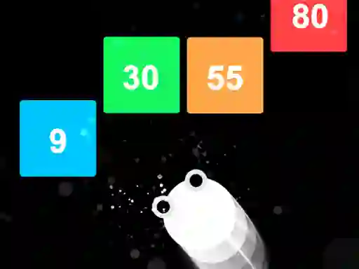 Leikur Snake vs Numbers á netinu