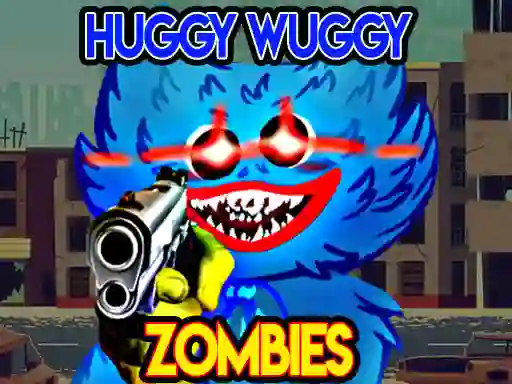 Leikur Huggy Wuggy vs Zombies á netinu