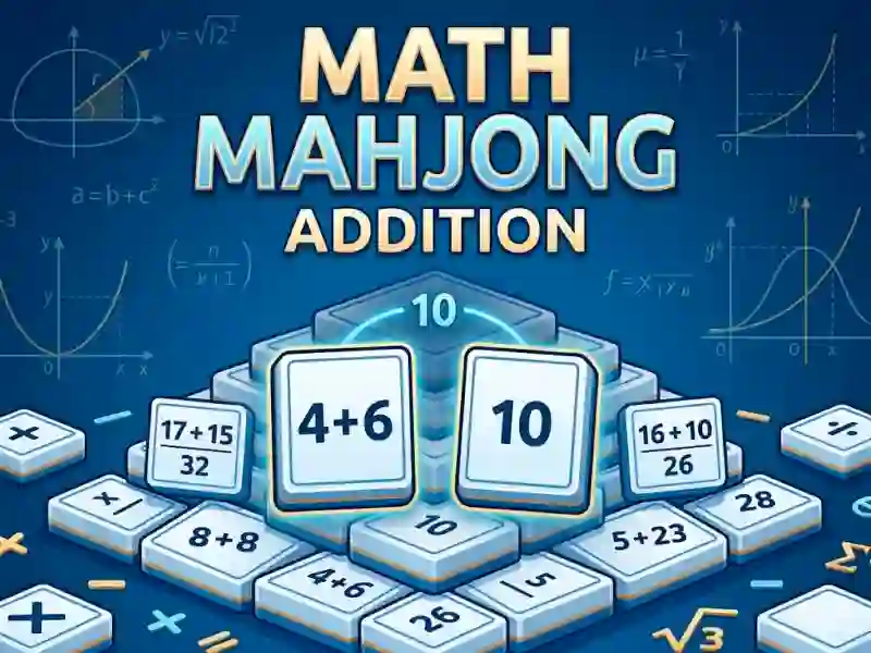 Leikur Math Mahjong Addition á netinu