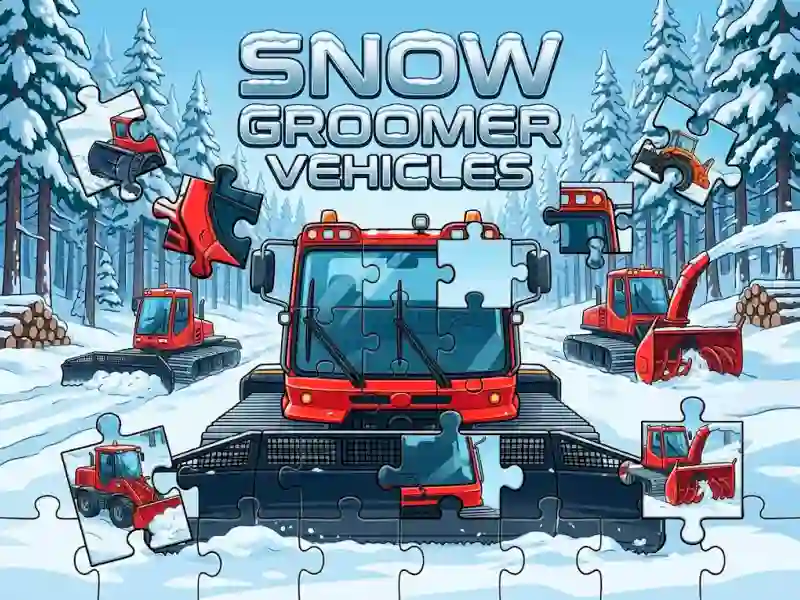Leikur Snow Groomer Vehicles á netinu