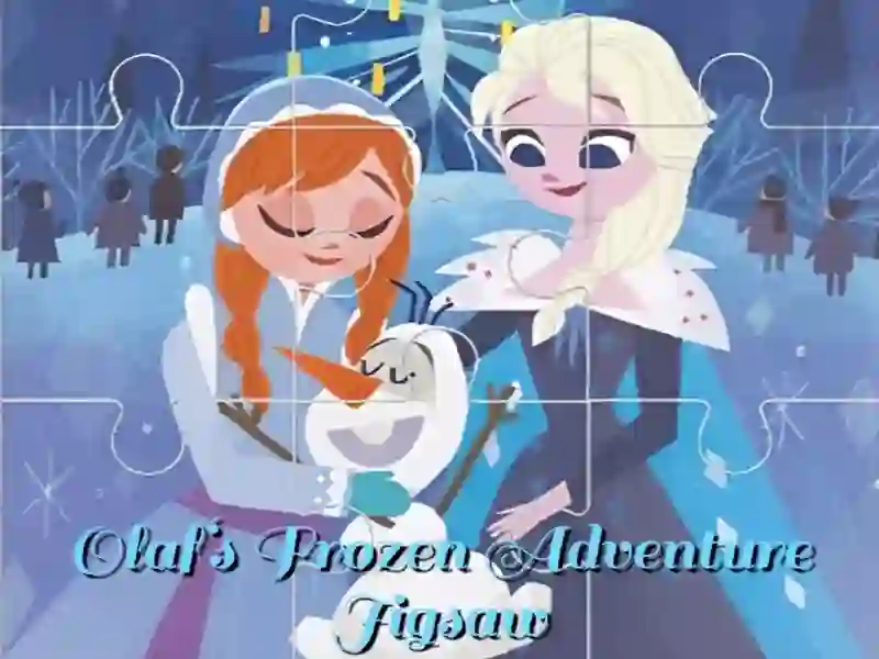 Leikur Olaf‘s Frozen Adventure Jigsaw á netinu