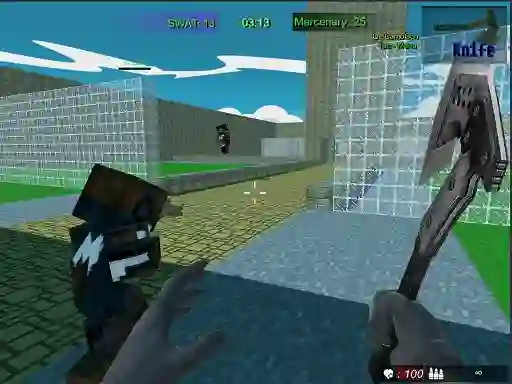 Leikur Pixel Fps SWAT Command á netinu
