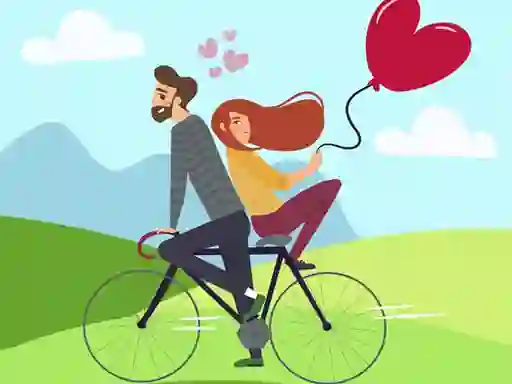 Leikur Couple in Love Jigsaw á netinu