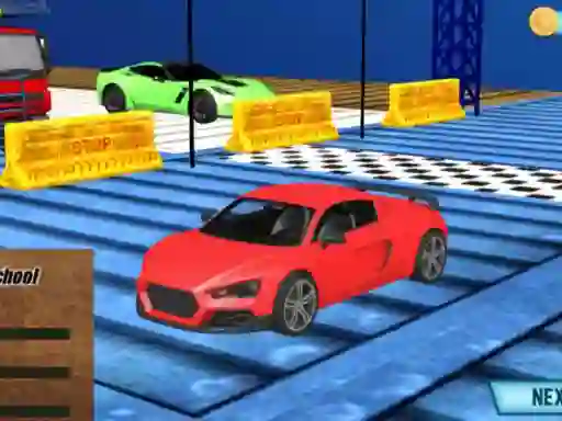 Leikur Impossible Track Car Stunt Racing Game á netinu