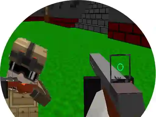 Leikur Blocky Gun 3d Warfare á netinu