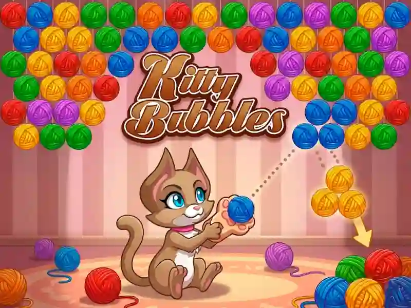 Leikur Kitty Bubbles á netinu