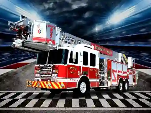 Leikur Fire Trucks Puzzle á netinu