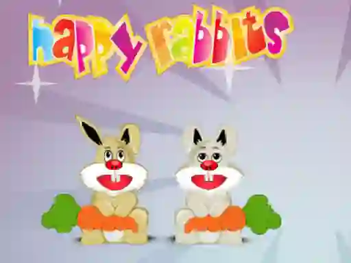 Leikur Happy Rabbits á netinu