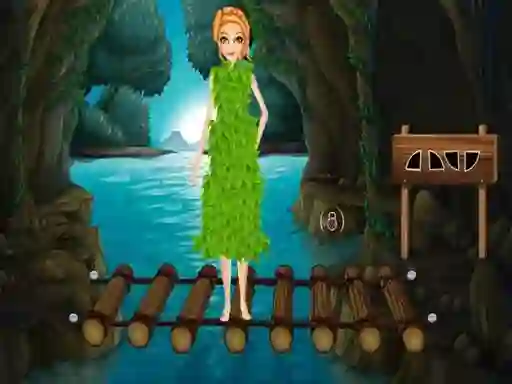 Leikur Girl With Costume Escape á netinu