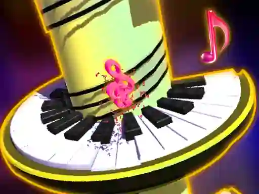 Leikur Ball Jump Piano Tile á netinu