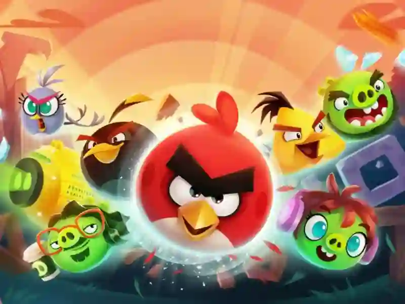 Leikur Angry Birds Mad Jumps á netinu