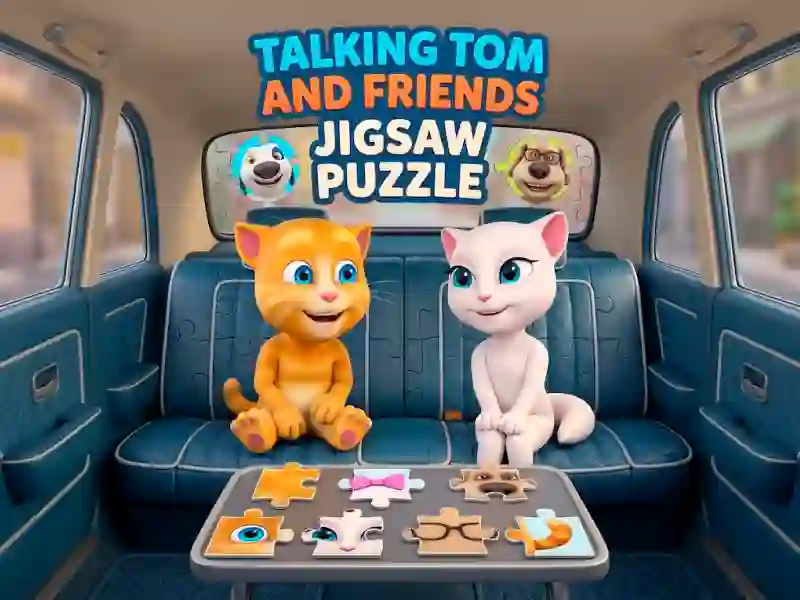 Leikur Talking Tom and Friends Jigsaw Puzzle á netinu