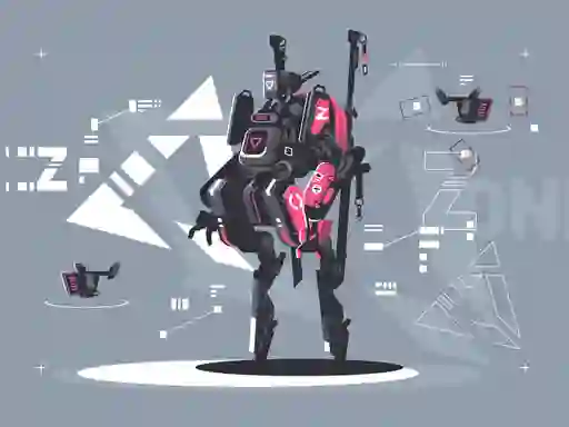 Leikur Alien Robot Warrior Hidden á netinu