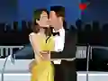 Leikur Angelina and Brad Kissing á netinu