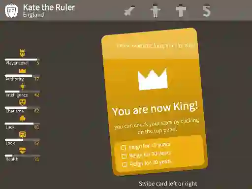 Leikur Kings Card Decisions á netinu