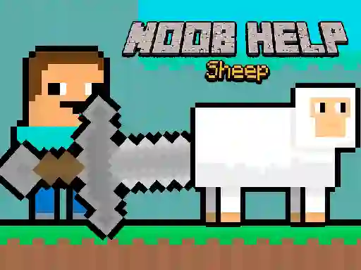 Leikur Noob Help Sheep á netinu