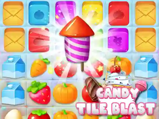 Leikur Candy Tile Blast á netinu