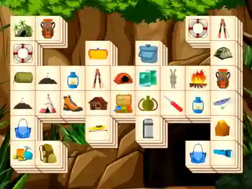 Leikur Hiking Mahjong á netinu