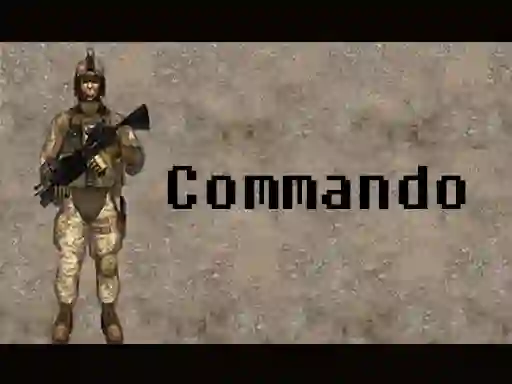 Leikur Commando á netinu