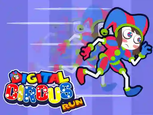 Leikur Digital Circus Run á netinu
