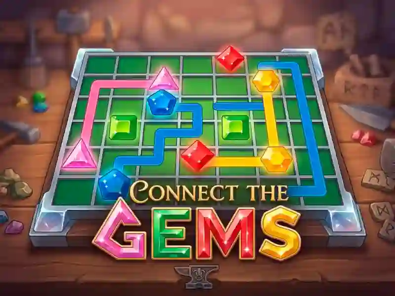 Leikur Connect The Gems á netinu