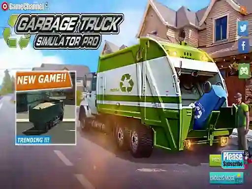 Leikur Garbage Truck Simulator á netinu