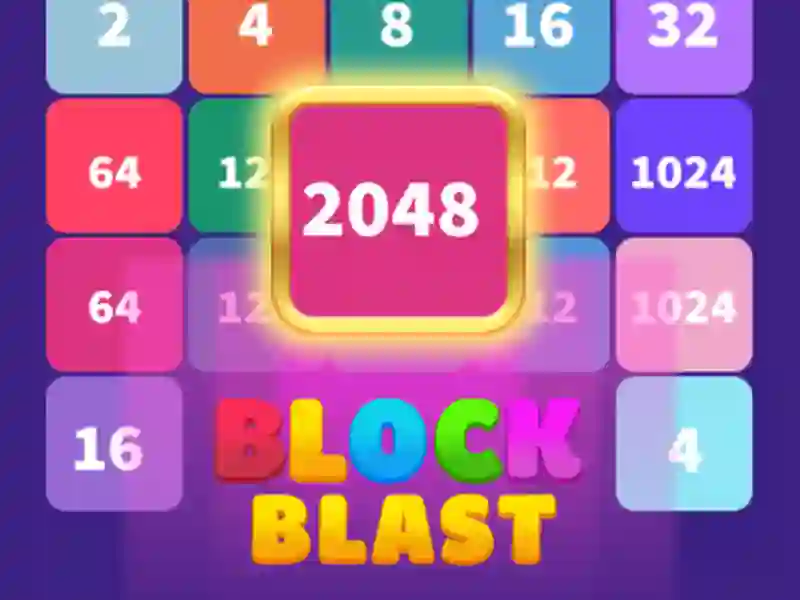 Leikur Block Blast 2048 á netinu