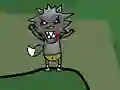 Leikur The Black Wolf Wants Sheep á netinu
