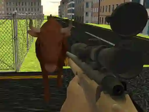 Leikur Angry Bull Shooter á netinu