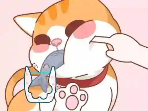 Leikur Happy Cat Puzzle á netinu