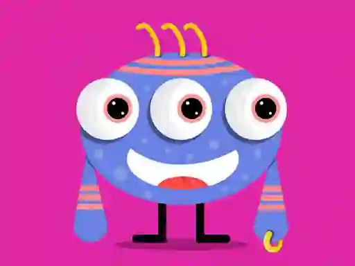 Leikur Cute Little Monsters Memory á netinu