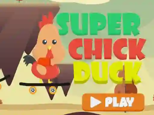 Leikur Super Chick Duck á netinu