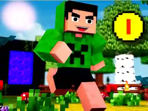Leikur Block Craft Jumping á netinu