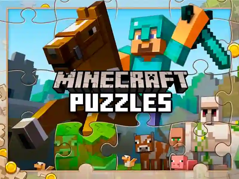 Leikur Minecraft Puzzles á netinu
