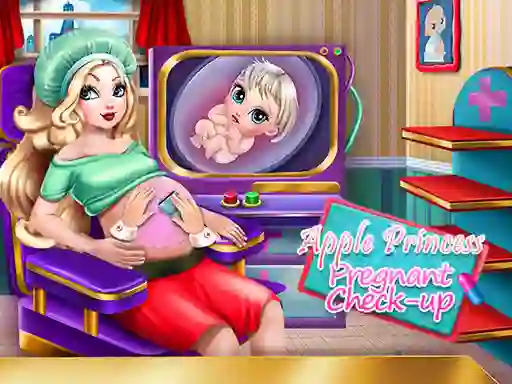 Leikur Apple Princess Pregnant Check Up á netinu