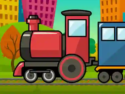Leikur Train Jigsaw á netinu
