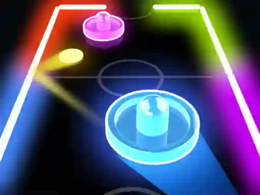 Leikur Glow Hockey HD á netinu