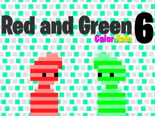 Leikur Red and Green 6 Color Rain á netinu