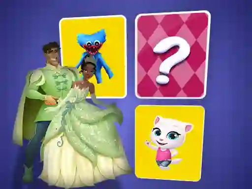 Leikur The Princess and the Frog Memory Card Match á netinu