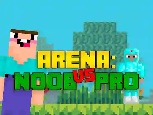 Leikur Arena: Noob vs Pro á netinu