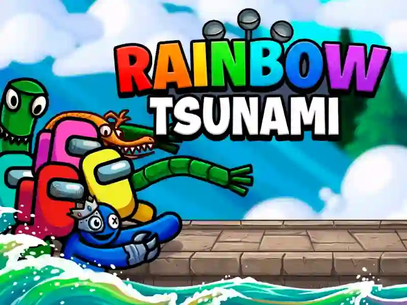 Leikur Rainbow Tsunami á netinu