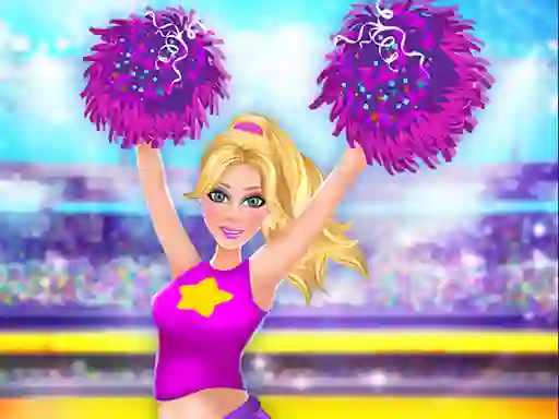 Leikur Highschool Cheerleader Dressup á netinu