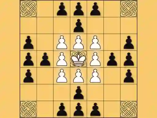 Leikur Tafl: viking chess á netinu