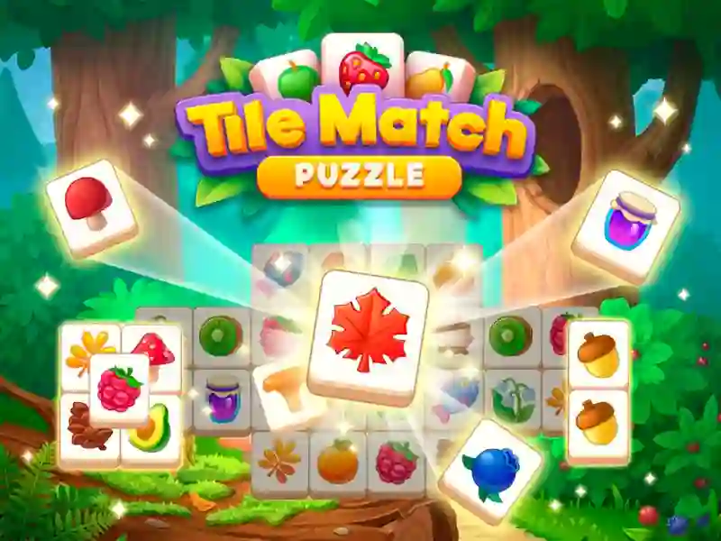 Leikur Tile Match Puzzle á netinu