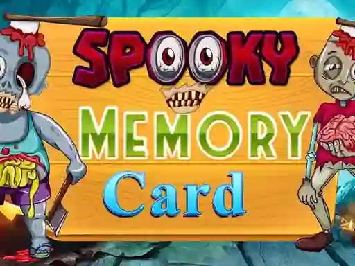Leikur Spooky Memory Card á netinu