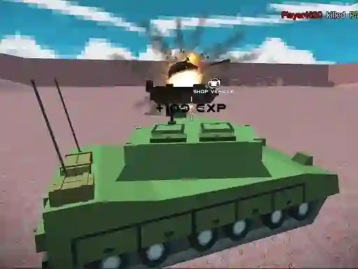 Leikur Helicopter and Tank Battle Desert Storm Multiplayer á netinu