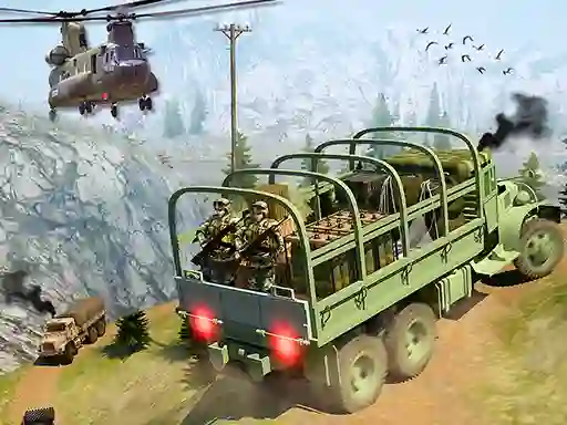 Leikur Army Cargo Transport Driving á netinu