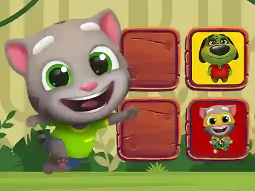 Leikur Talking Tom Memory á netinu