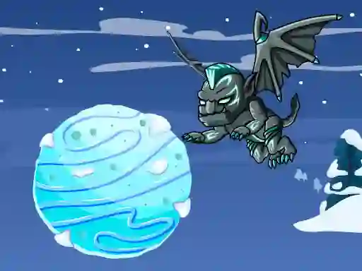 Leikur Ice Ball Run á netinu
