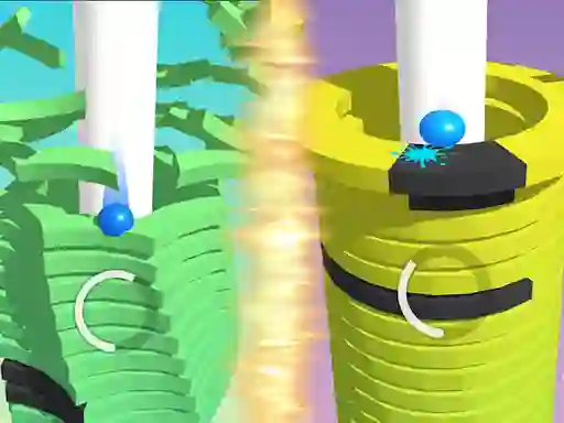 Leikur Stack Ball Helix á netinu